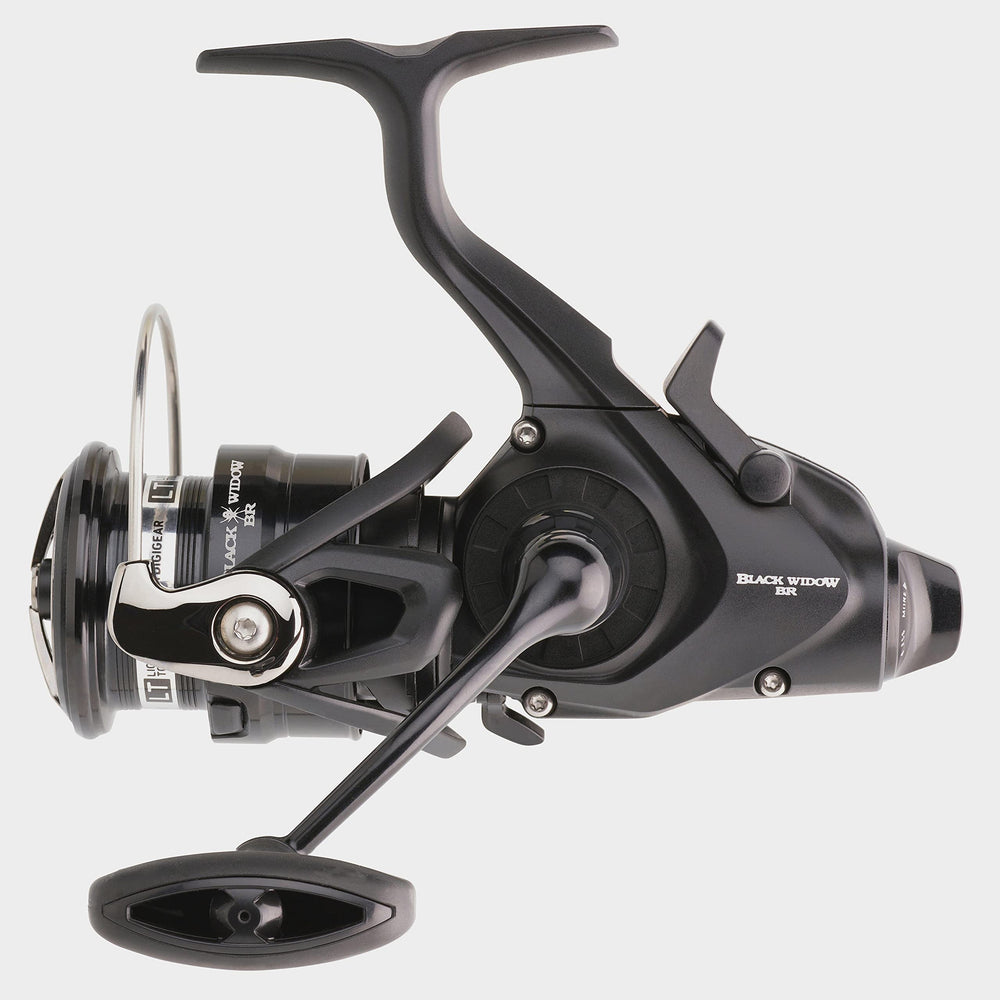 Daiwa 19 Black Widow BR LT 3000 reel drag system close-up for smooth performance.