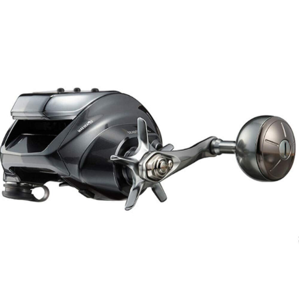 Daiwa 21 Seaborg 300J side profile highlights a sturdy aluminum frame.