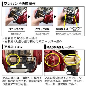 Daiwa 21 Seaborg 600MJ reel bag accessory included for safe transport