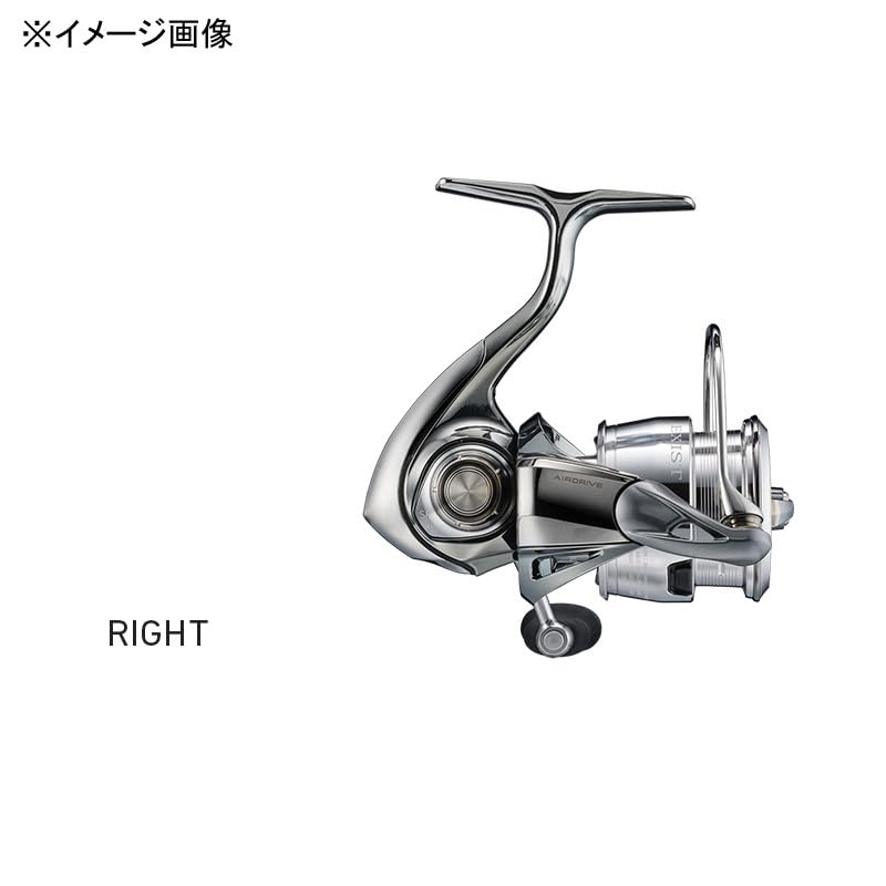 Daiwa 22EXIST SF2500SS-H gear ratio and weight label communicates quick retrieves