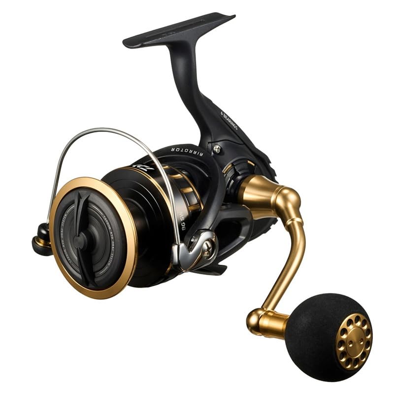 Daiwa 23BG SW 6000D-H front view highlights rugged all-metal body for saltwater jigging