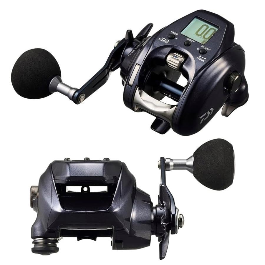 Daiwa 23 Leo Blitz 300JL 70 cm winding length for quick line pickup.