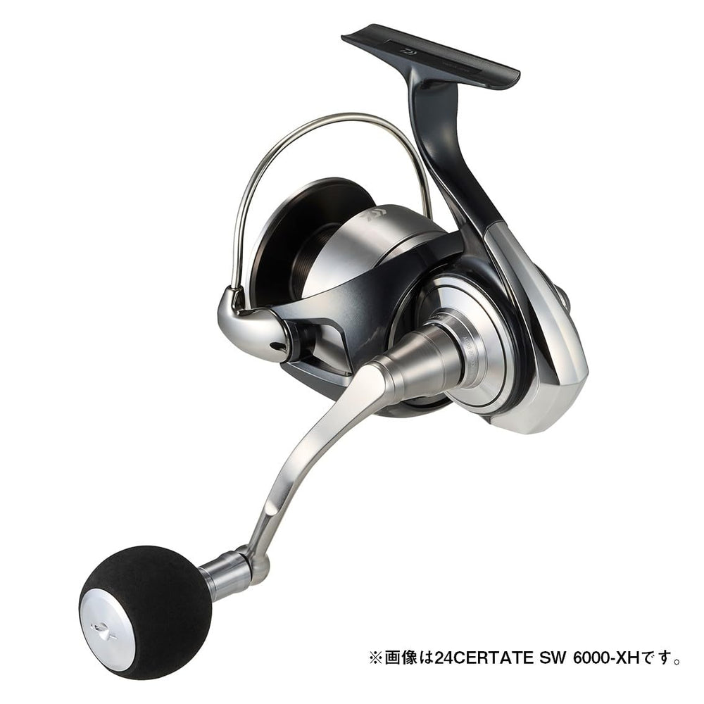 Daiwa 24-celtate duralumin gear closeup for smooth retrieval.