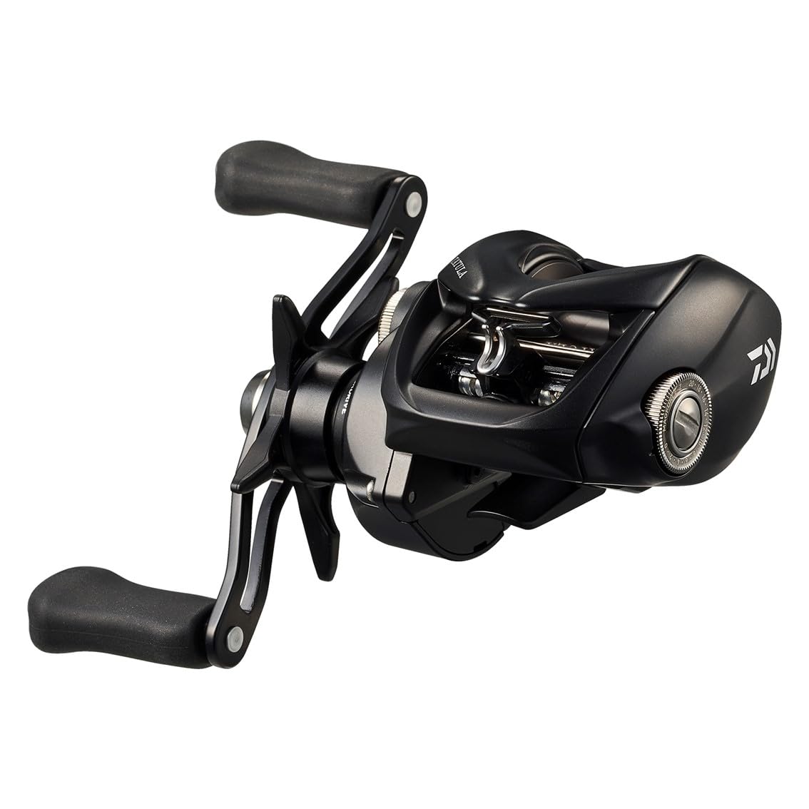 Daiwa 24TATULA TW 100H front view highlights lightweight construction for all-day casting