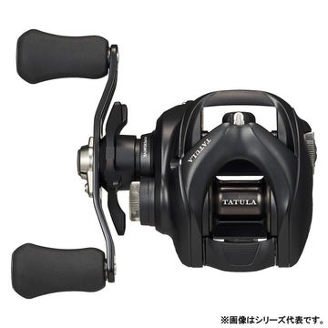 Daiwa 24TATULA TW 100H side profile shows compact gear for precise casting