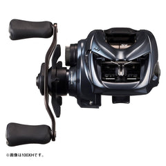 Daiwa 25TATULA SV TW 100 85mm aluminum handle close-up for ergonomic grip