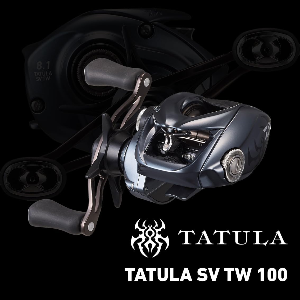 Daiwa 25TATULA SV TW 100 salt-ready housing close-up for corrosion resistance