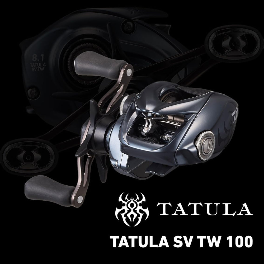 Daiwa 25TATULA SV TW 100 salt-ready housing close-up for corrosion resistance