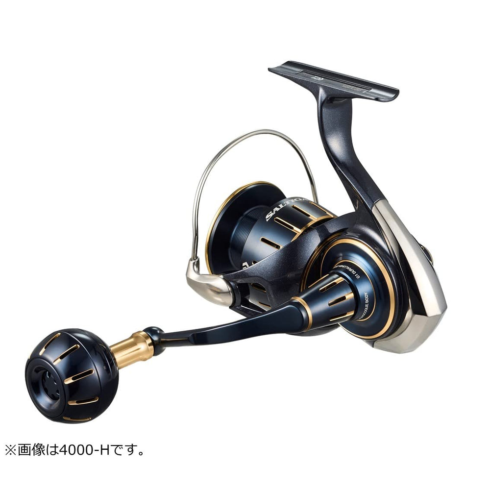 Daiwa 4000-XH Saltiga bearing close-up showing durable construction.