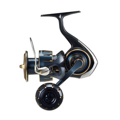 Daiwa 5000-H Saltiga drag close-up highlighting precise stopping power.