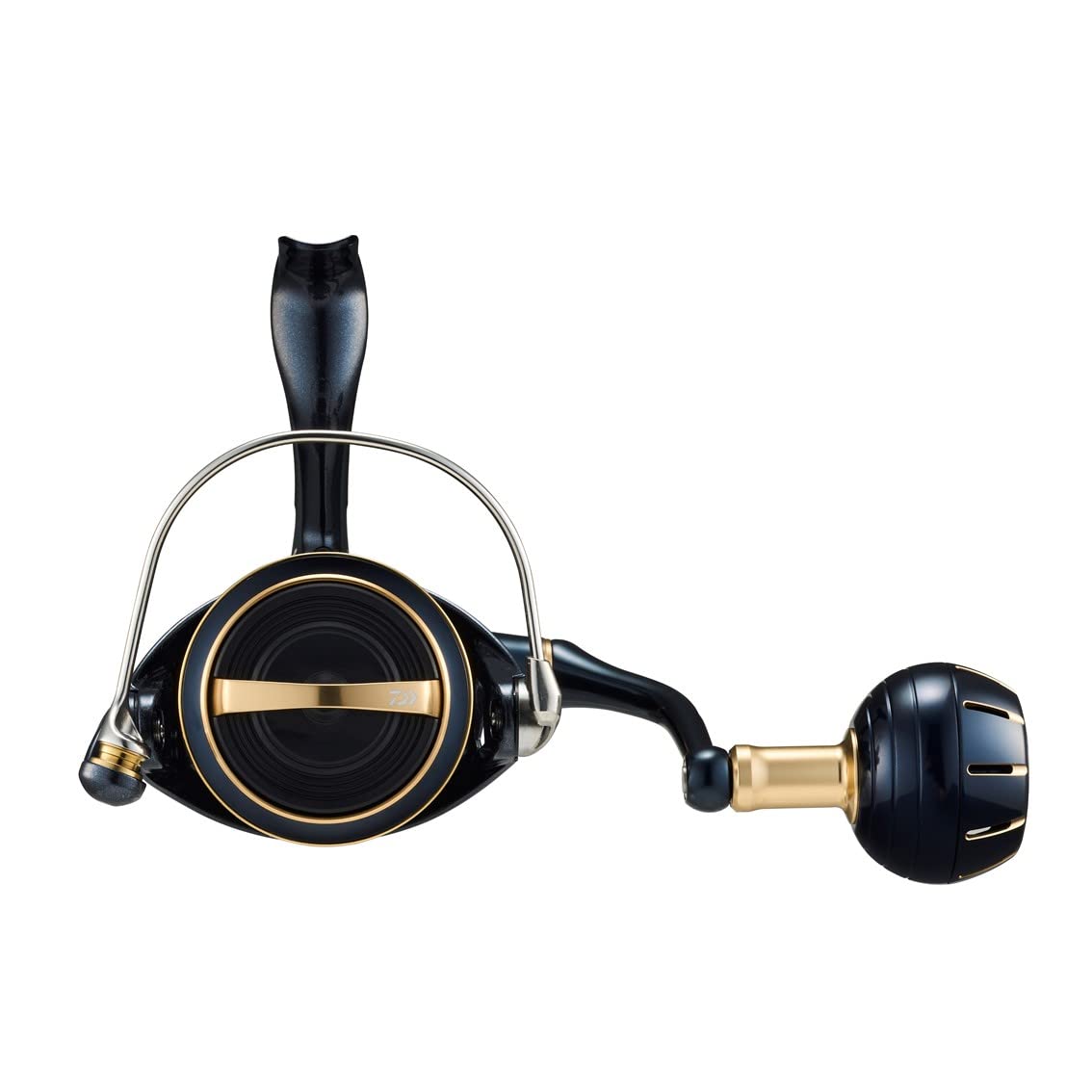 Daiwa 5000-H Saltiga spool and body, robust bearings for harsh conditions.