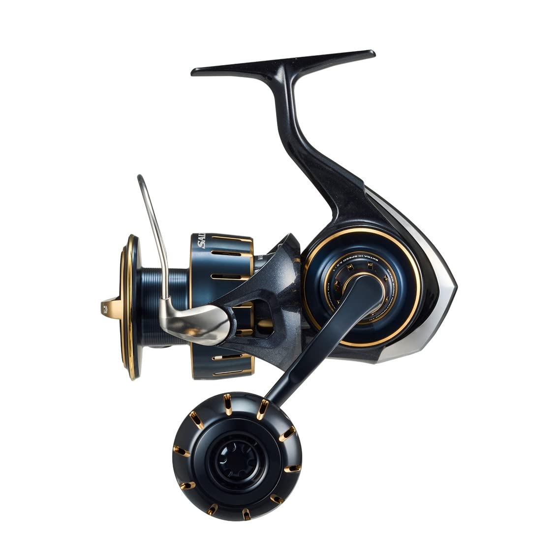 Daiwa 5000-XH Saltiga handle grip for comfortable cranking