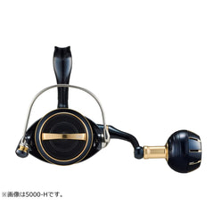 Daiwa 5000-XH Saltiga spool wind test demonstrates smooth retrieval