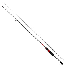 Daiwa 510UL-S R aging rod Tsukinobijin front view shows slim blank and compact grip
