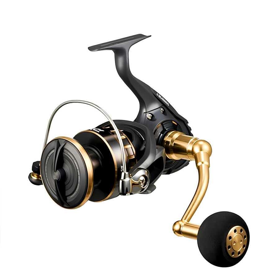 Daiwa 8000-P side view showing compact profile for big-game fishing.