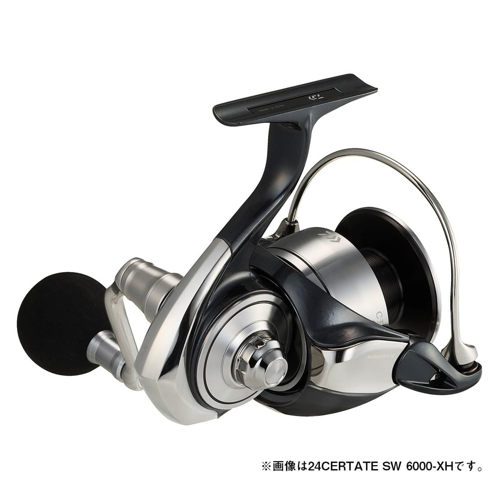 Daiwa airdrive rotor closeup demonstrates low inertia action.