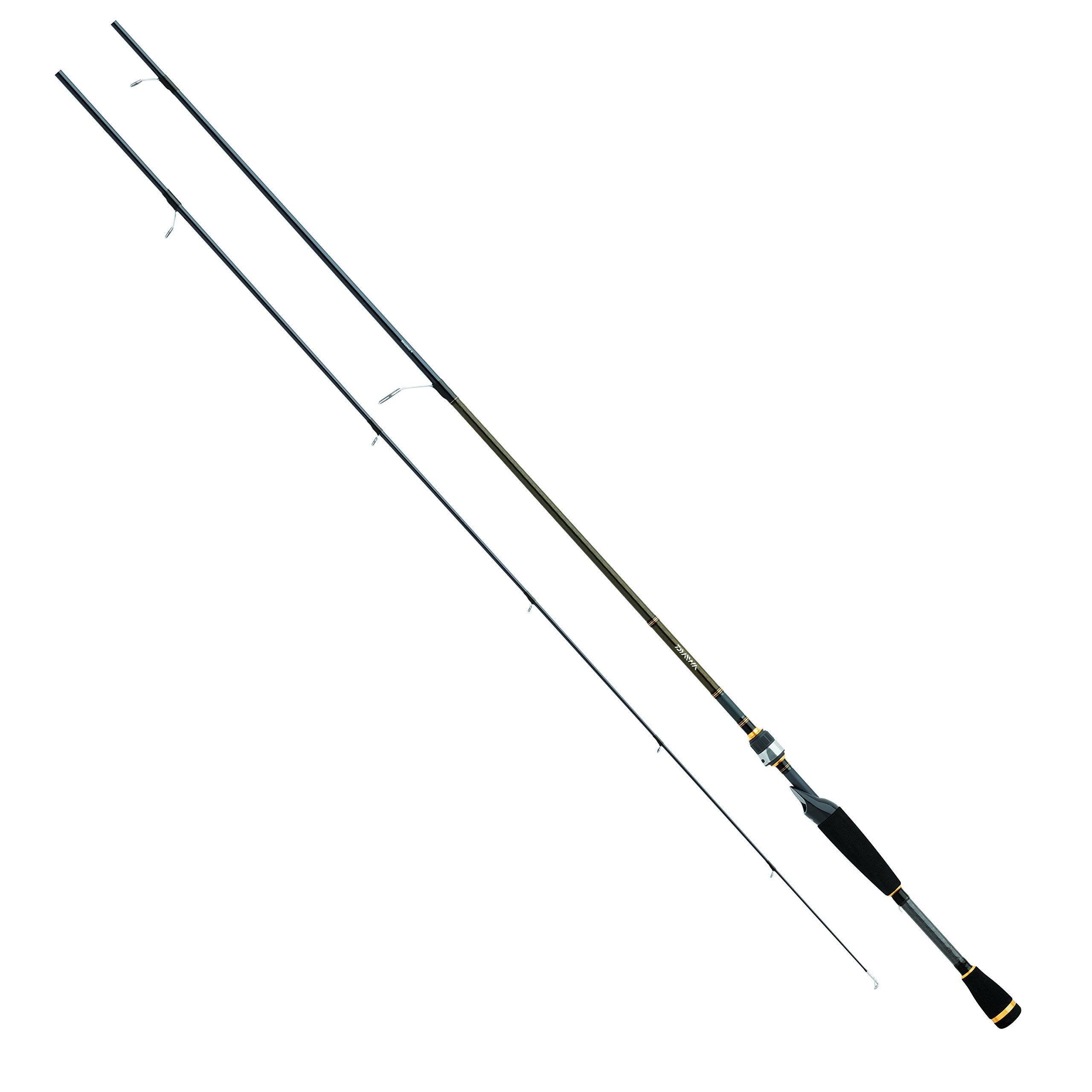 Daiwa AIRX662MFS rod front view with sensitive graphite blank for precise casting