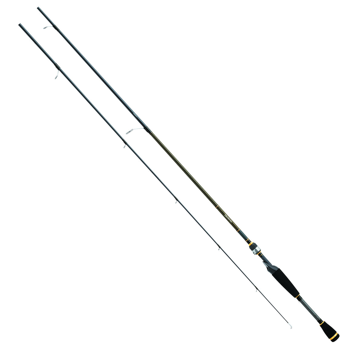 Daiwa AIRX662MFS rod front view with sensitive graphite blank for precise casting
