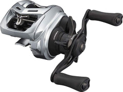Daiwa Alphas SV TW 800HL left handle close-up of the SV spool for lightweight lure casting