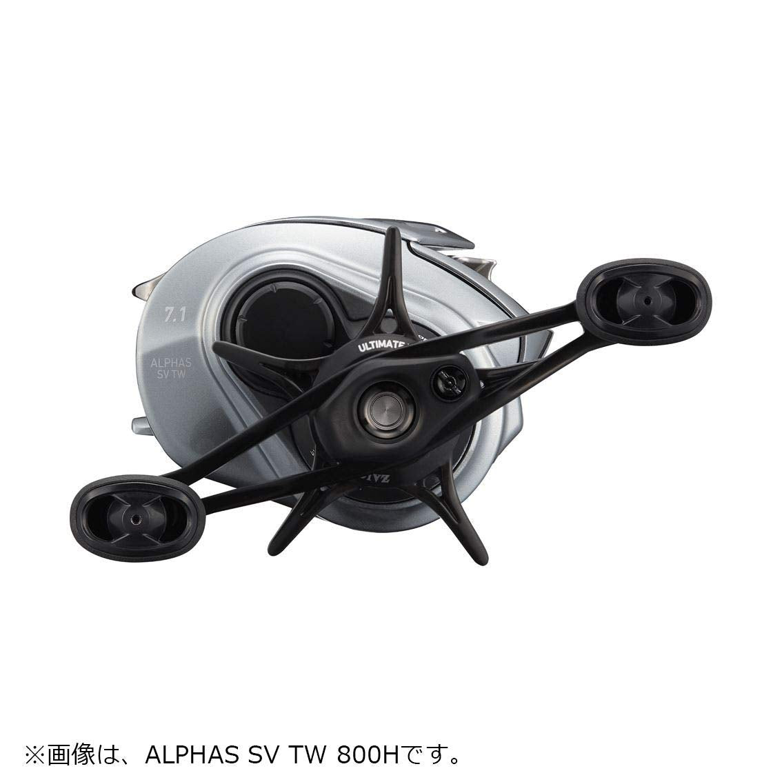 Daiwa Alphas SV TW 800XH bearing system supports smooth operation.
