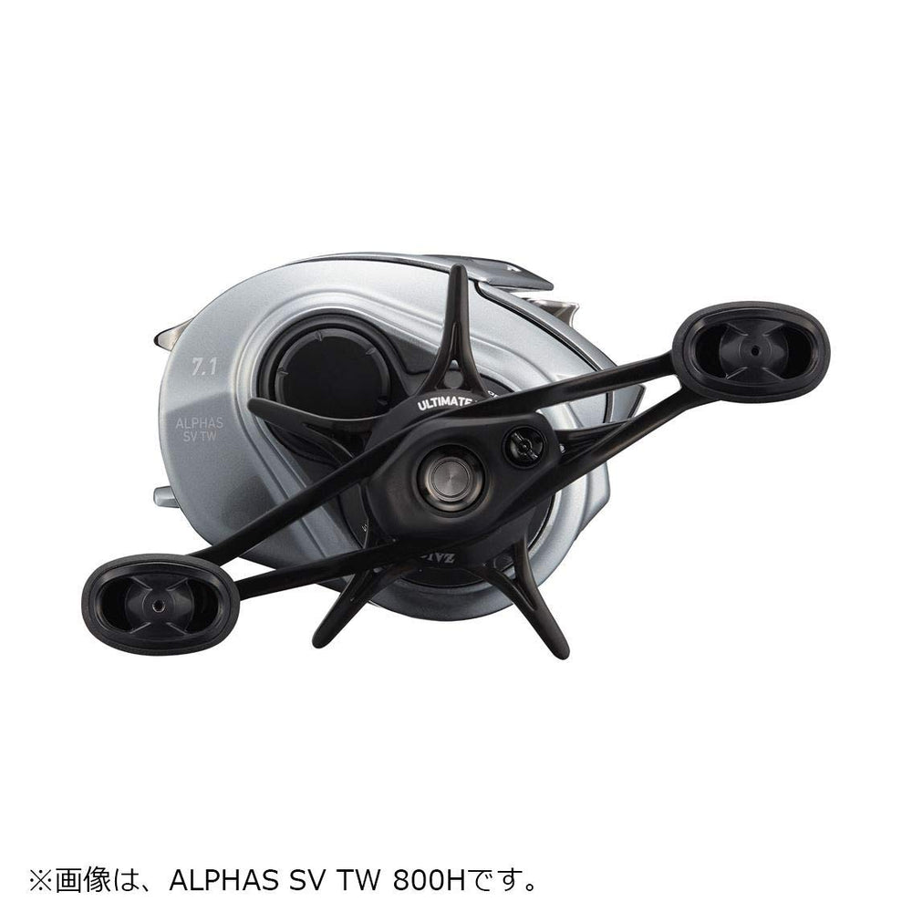 Daiwa Alphas SV TW 800XH bearing system supports smooth operation.