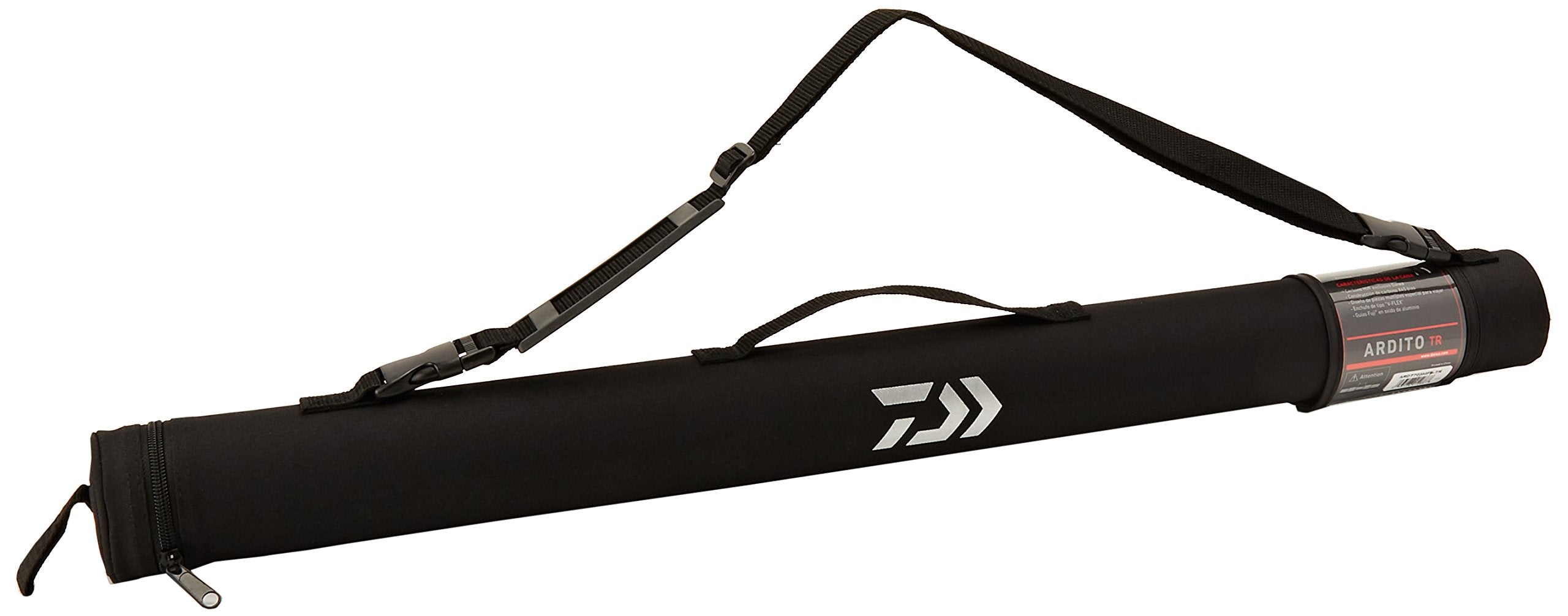 Daiwa Ardito travel rod close-up of Fuji guides for smooth line control on adventures.