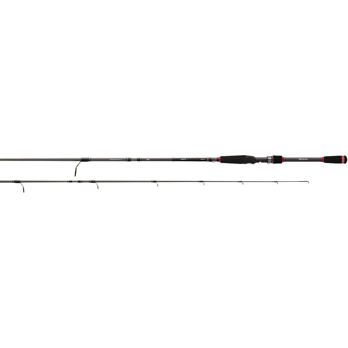 Daiwa Ardito Travel Rod with HVF graphite core for high sensitivity on the go.