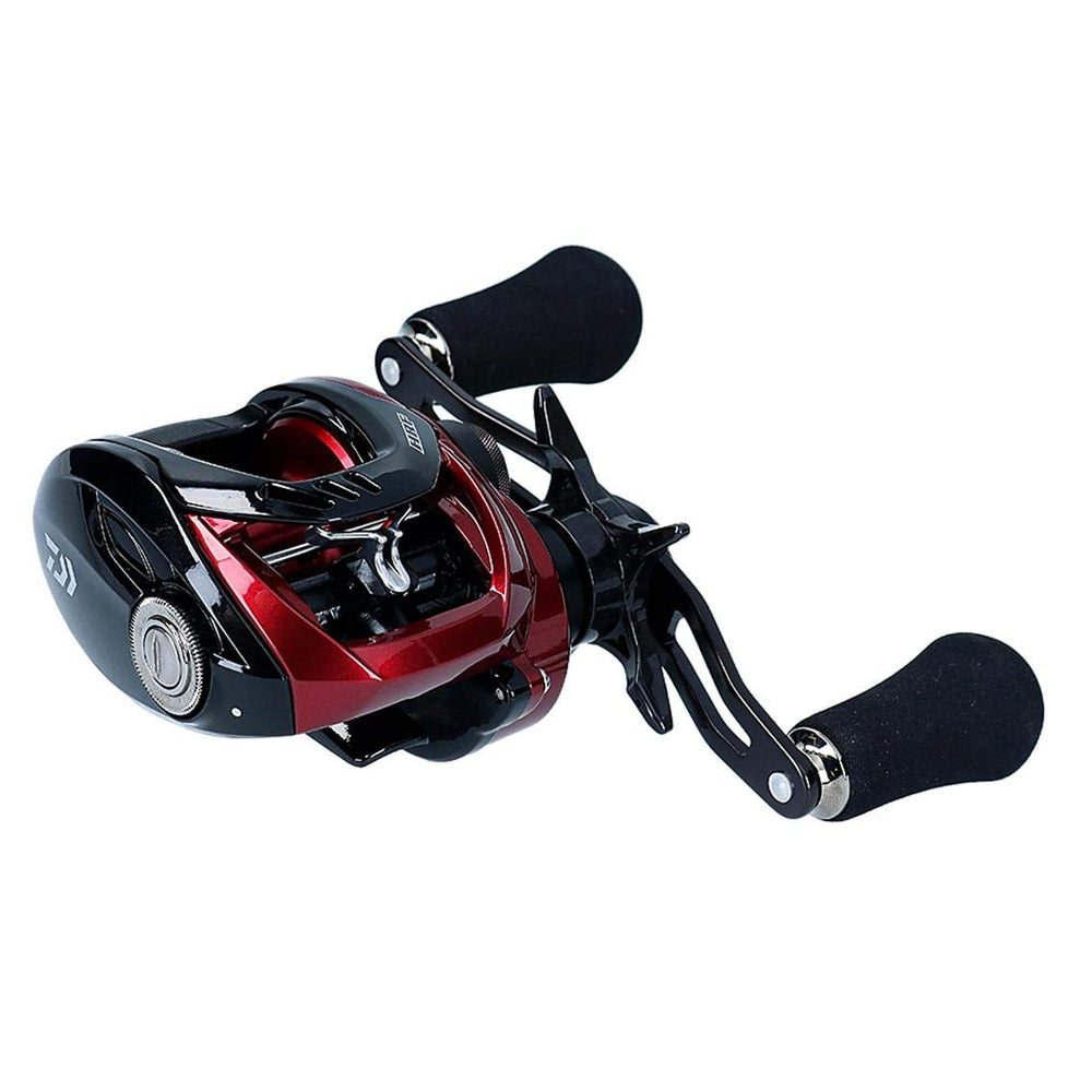 Daiwa 20 HRF PE Special 8.1L-TW side profile shows palm-friendly design
