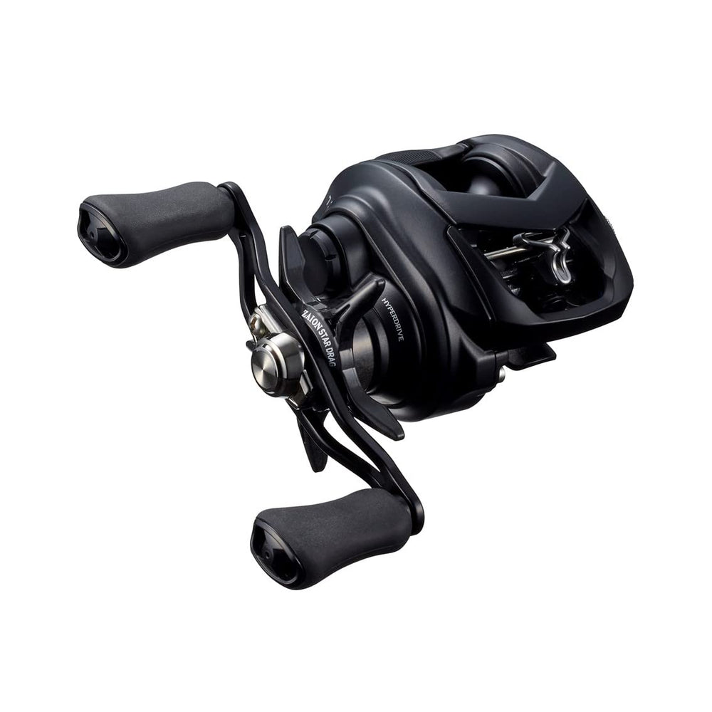 Daiwa Tattoo TW 80H 2022 front view shows compact, lightweight bait reel.