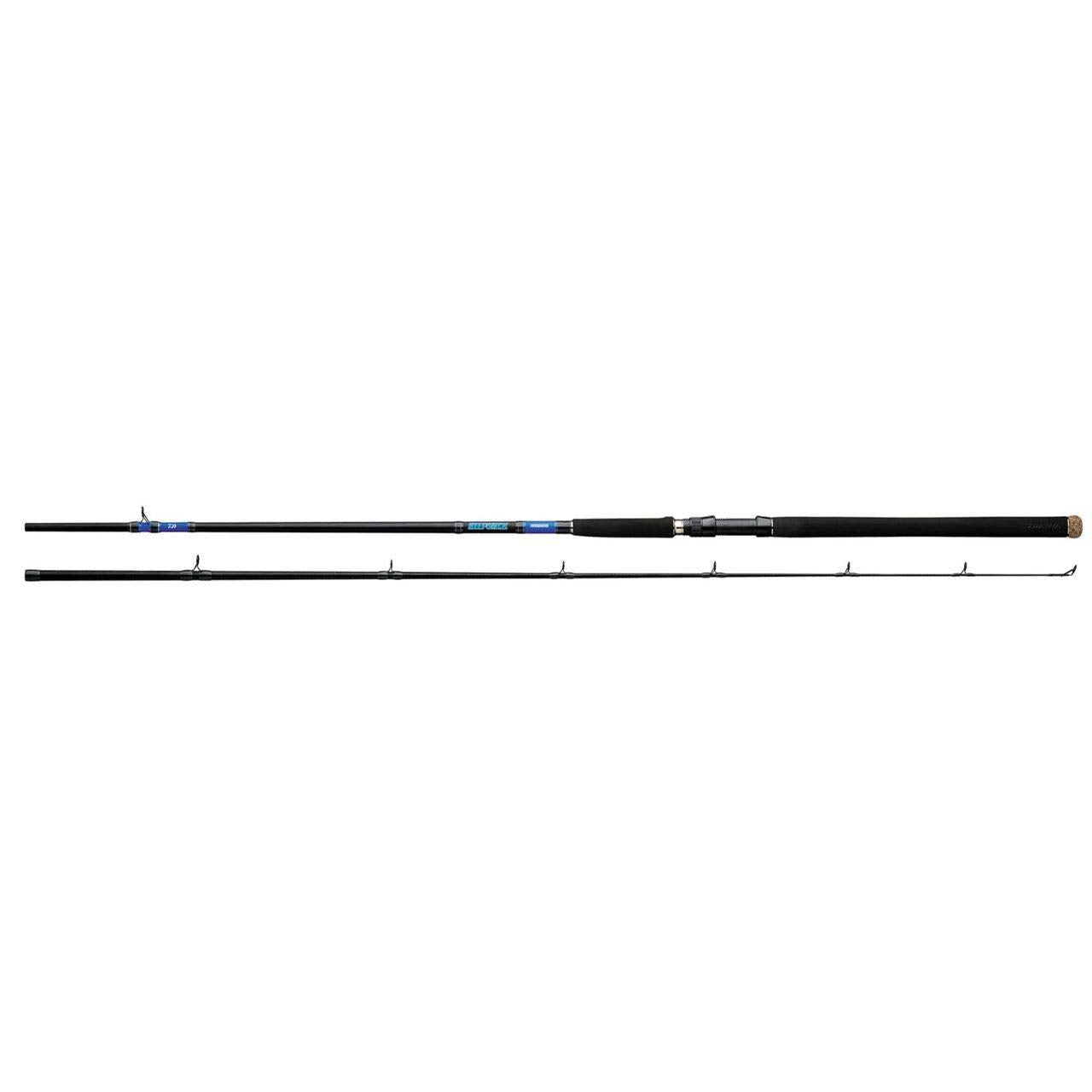 Daiwa Beefstick Boat Rod in action, offering strong sensitivity for big-game fishing.
