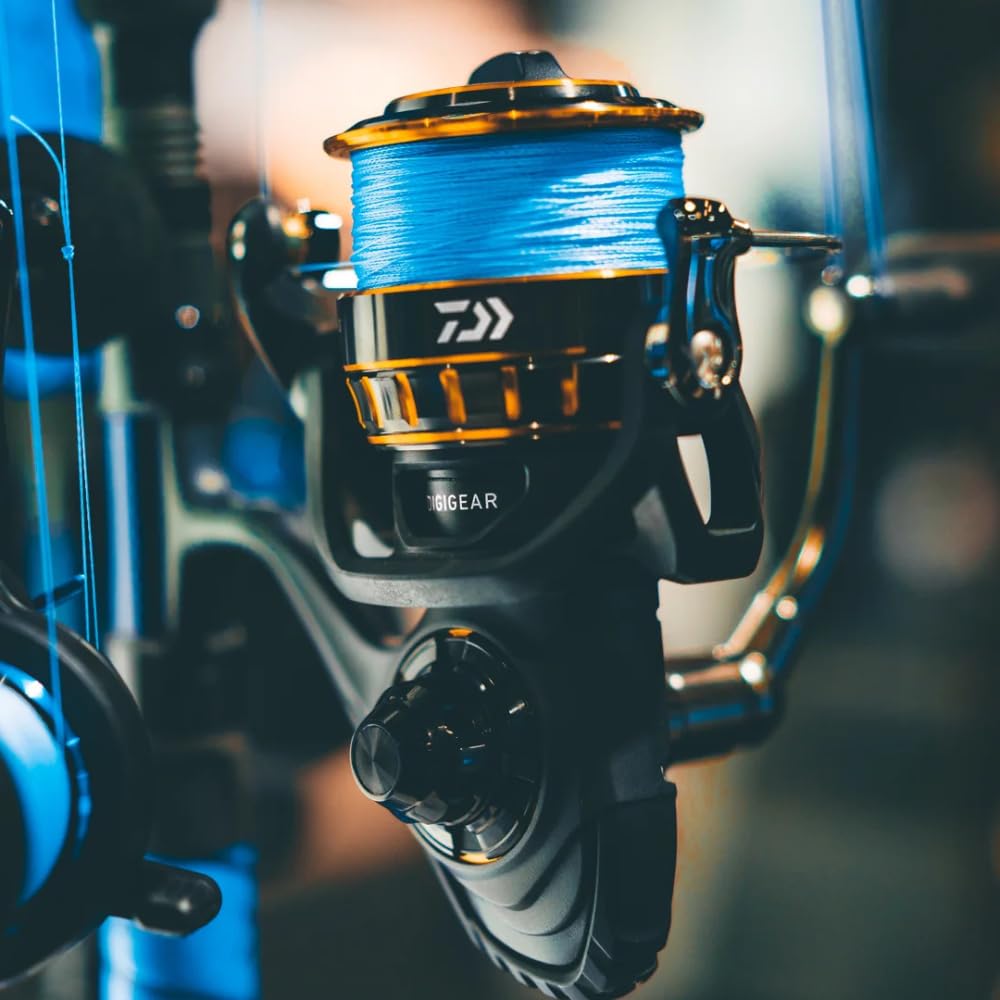 Daiwa BG 3000 anti-reverse ensures reliable bite detection during casting.