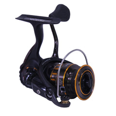 Daiwa BG1500 saltwater spinning reel in black and gold, built for durable offshore casting.