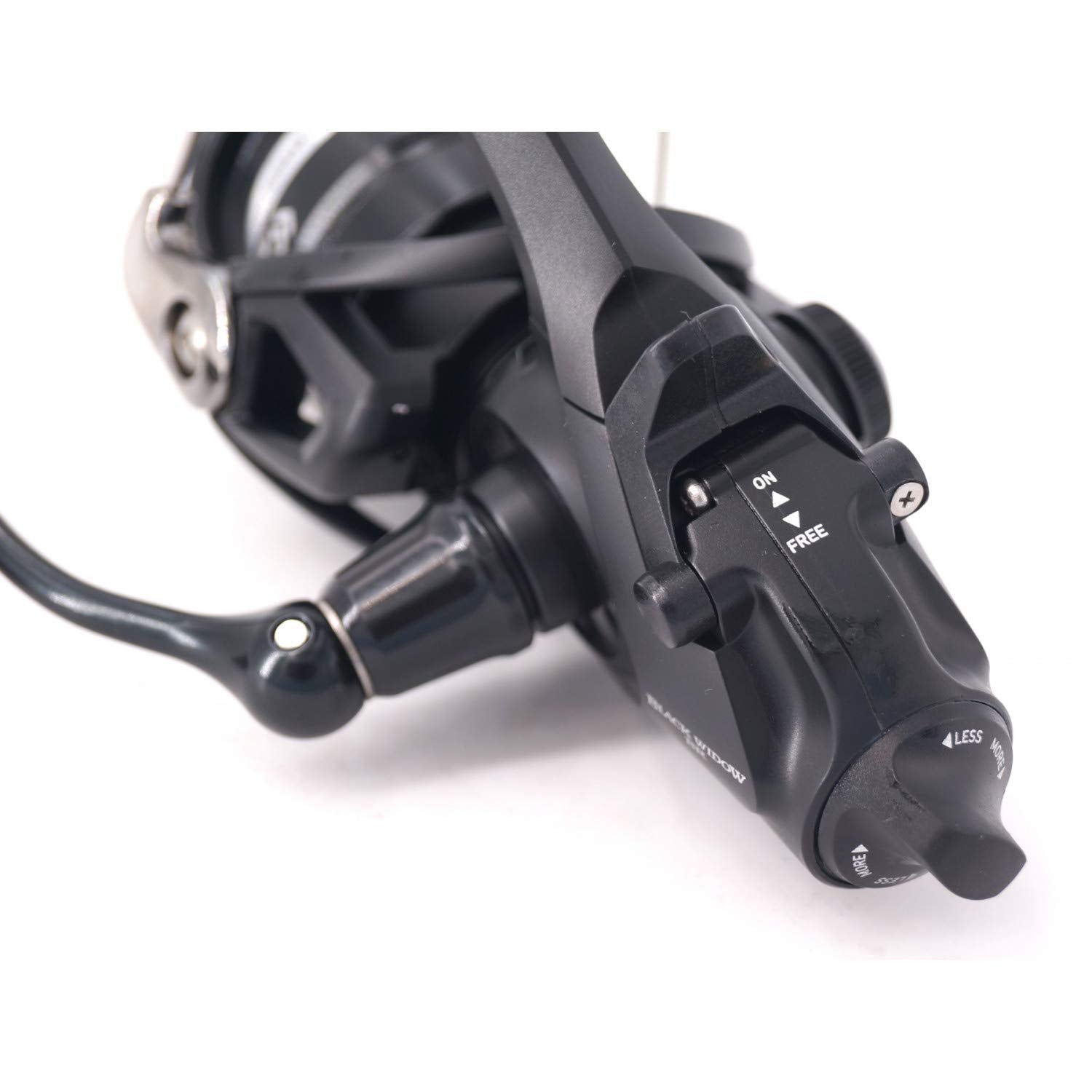Daiwa Black Widow BR LT 5000-C in-hand view emphasizes compact form for all-day versatility.