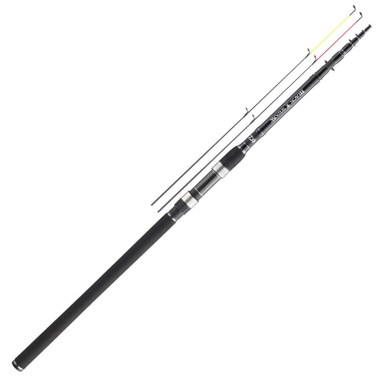 Daiwa Black Widow Tele Feeder rod with compact travel length and smooth action