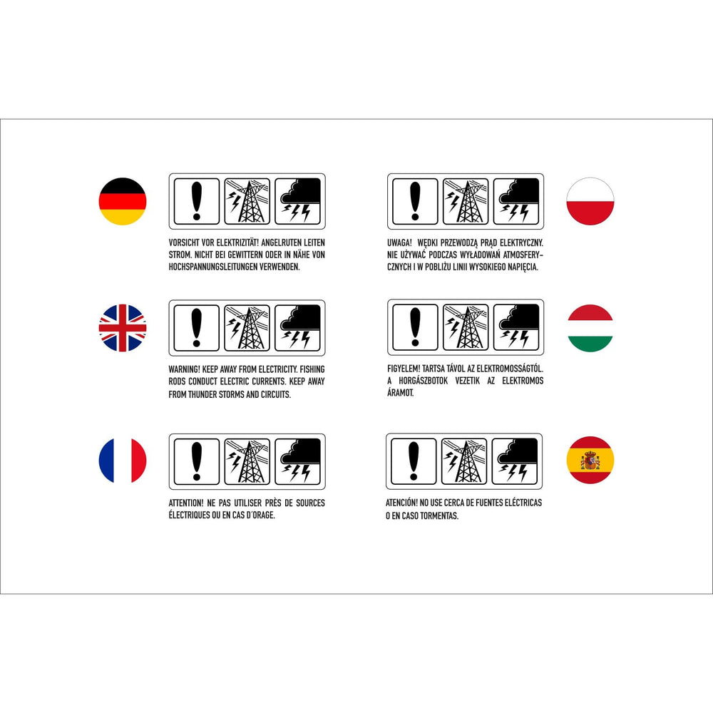 Compact transport length of 12ft Black Widow XT rod at 50.40 inches