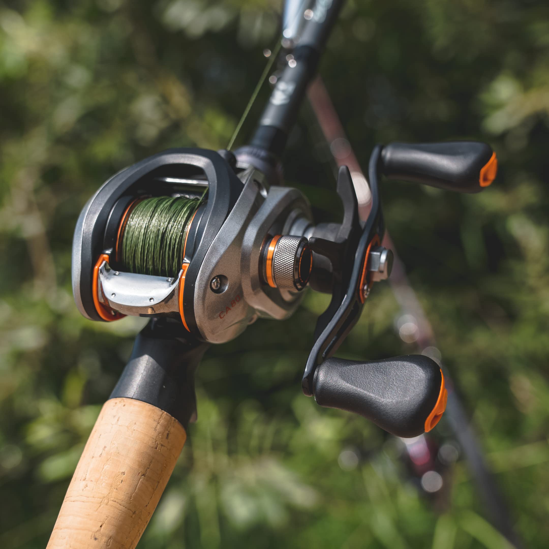 Daiwa CA80HSL magnetic cast control enables precise casts at varying distances