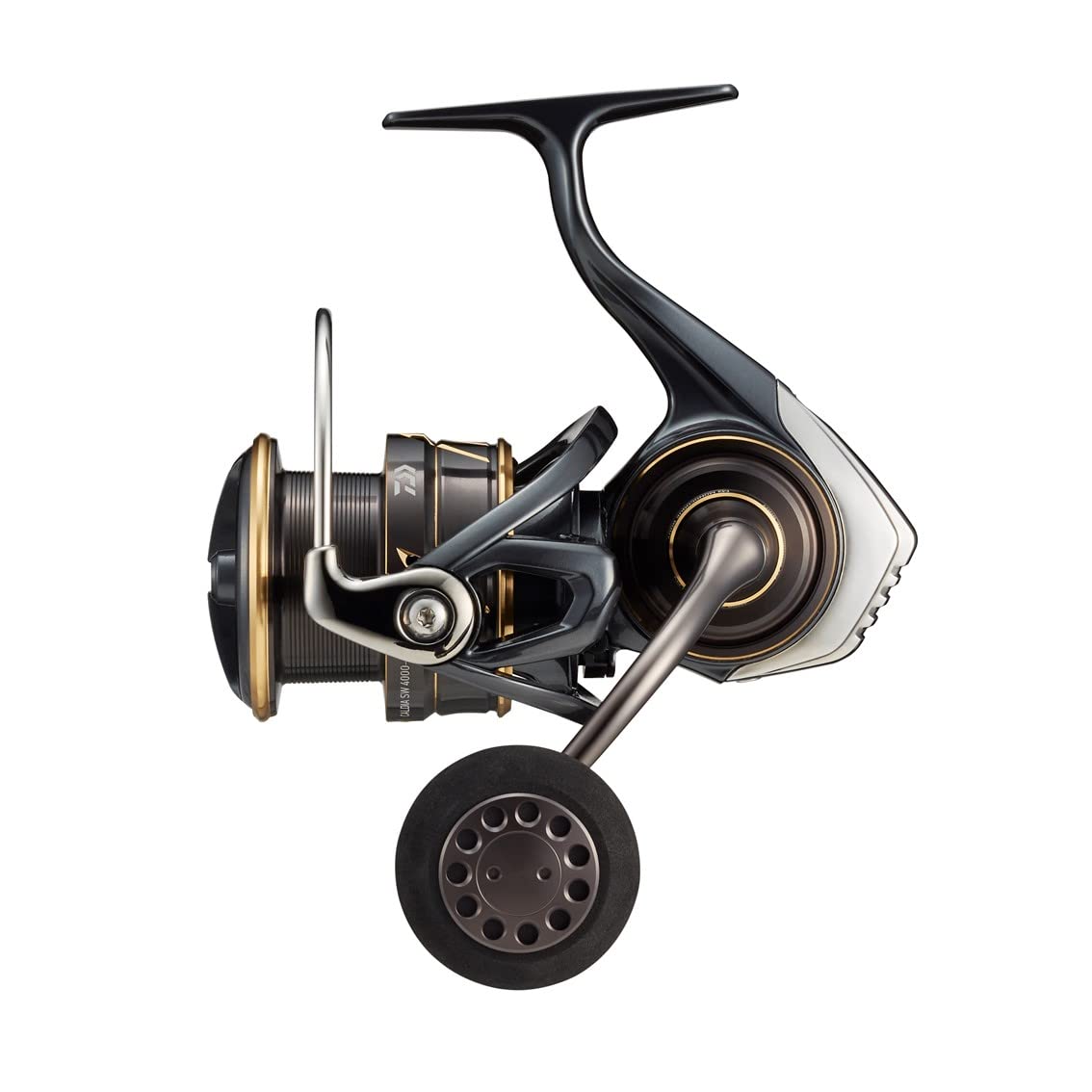 Daiwa Caldia SW 4000-CXH drag adjustment close-up illustrating precise control potential.
