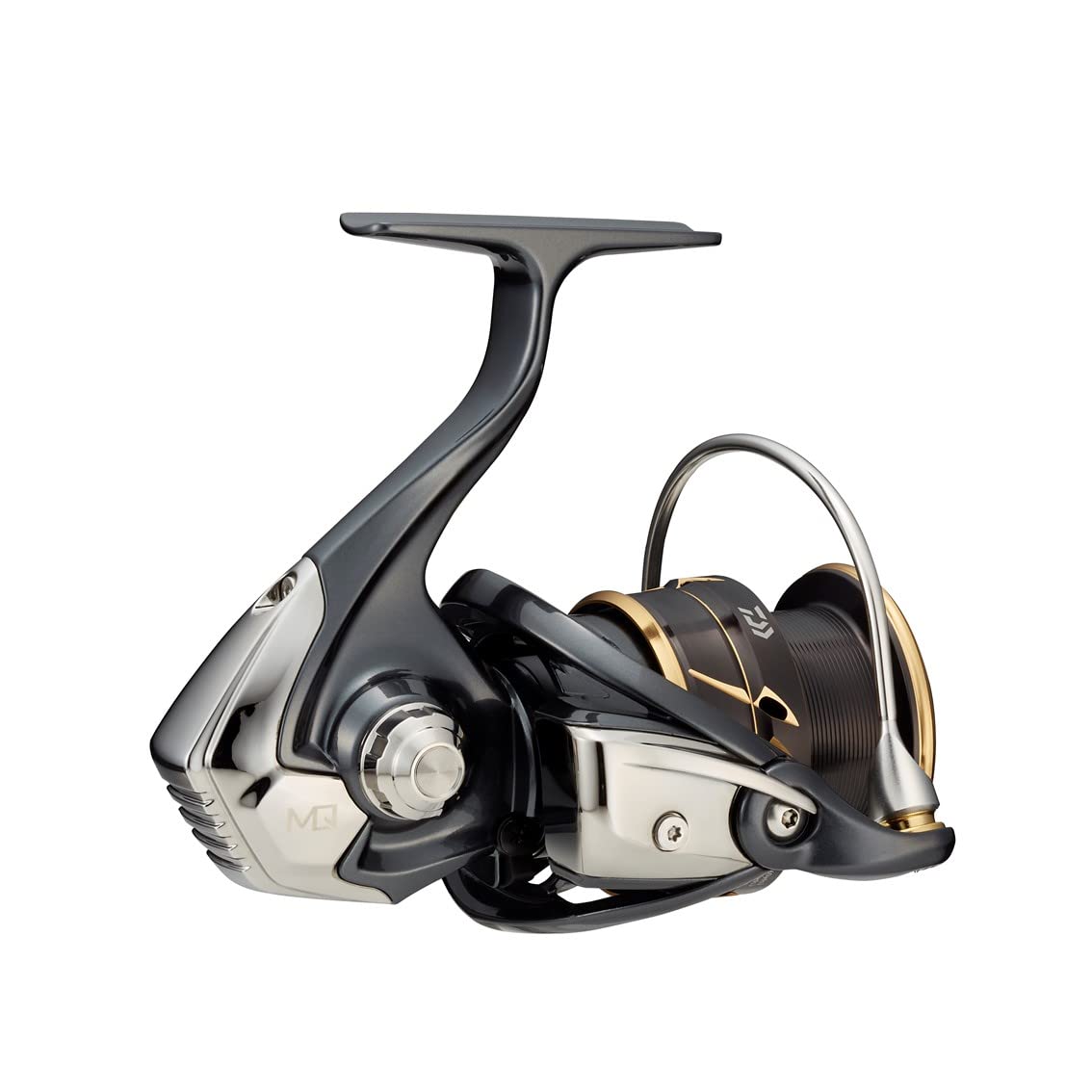 Daiwa Caldia SW 4000-CXH spool detail emphasizing line capacity and smooth winding.