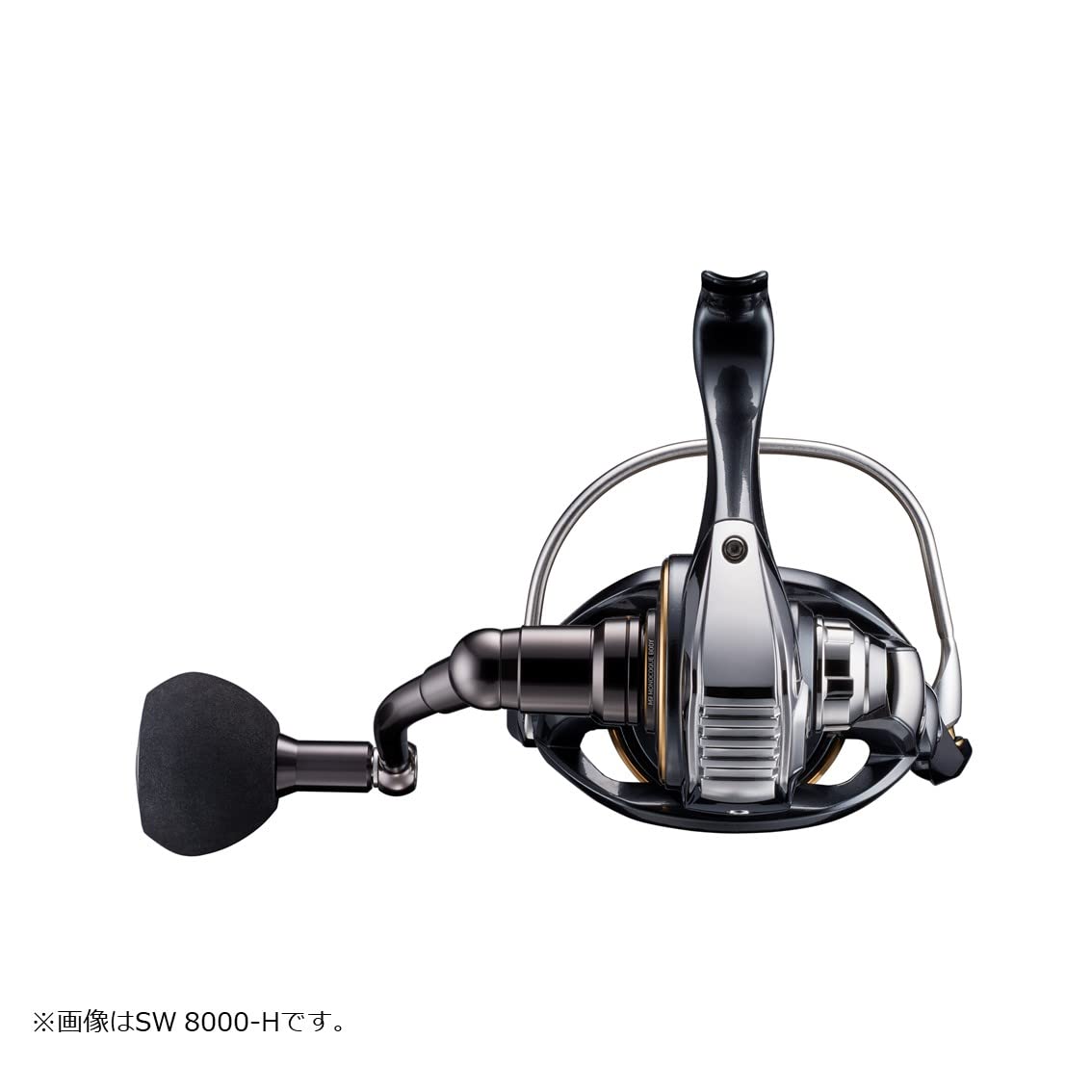 Daiwa Caldia SW 4000D-CXH spool full-profile view for braided line capacity.