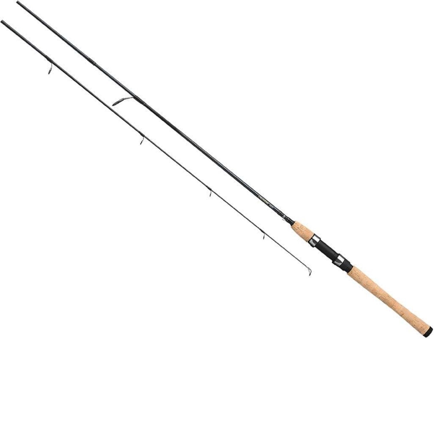 Daiwa Crossfire CFF662MHFB casting rod in black with high sensitivity for precise casting.