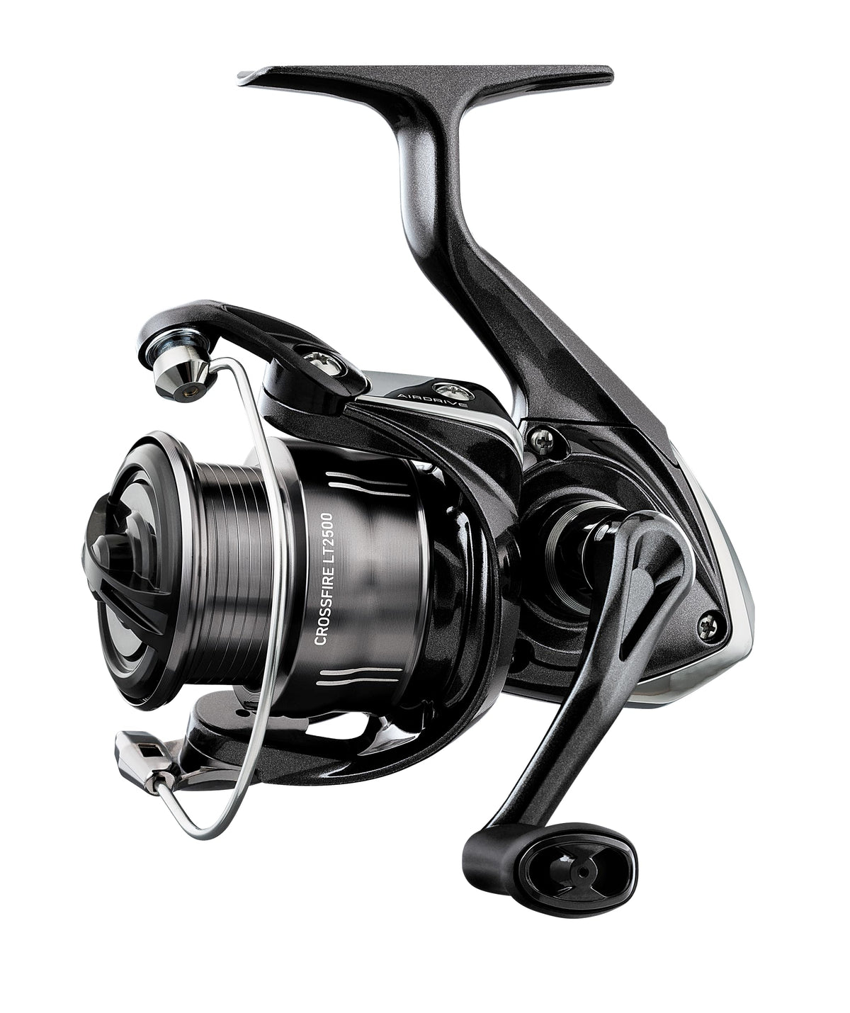 Daiwa Crossfire LT close-up of AIRDRIVE design for smooth rotation.