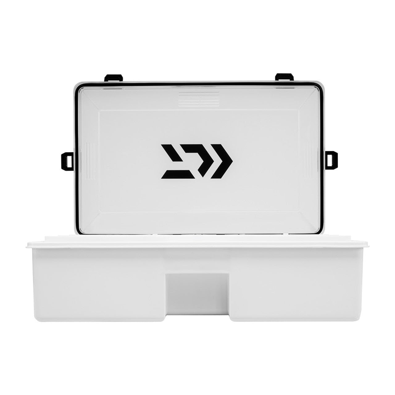 Daiwa D-BO Feeder Case 3700 Deep interior offering ample space for gear.
