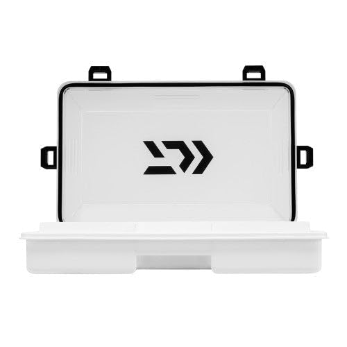 Daiwa D-Box Feeder Case 3600 Regular open lid, accessible tackle storage