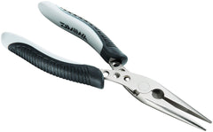 Daiwa D-Vec Tools Needle Nose Pliers provide precise grip for saltwater fishing.