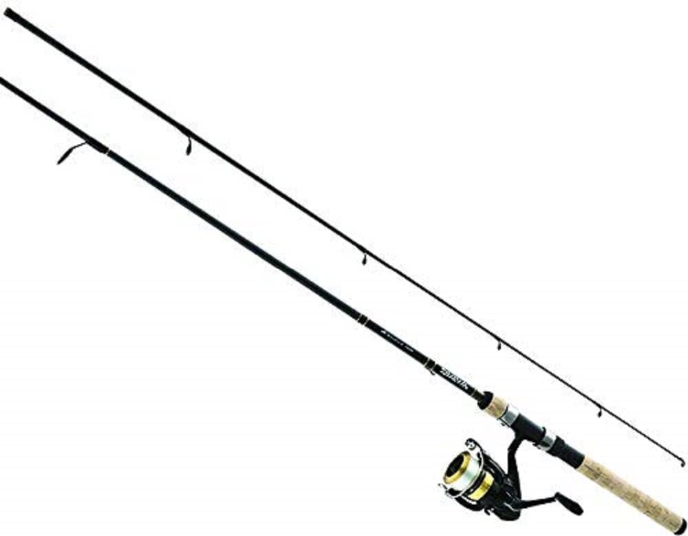 Daiwa D-SHOCK DSK FW Spin PMC front view highlights rugged DIGIGEAR reel for smooth casting.