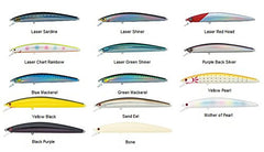 Daiwa Salt Pro Minnow DSPM15S32 side view showing lifelike swimming action for predator bites.