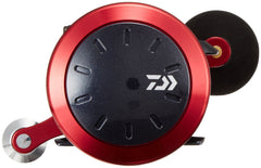 Daiwa Dynastar 250 reel side angle showcases balance and ergonomic design for extended use.