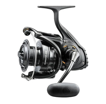 Daiwa Eliminator Spinning 3000 reel close-up with smooth DigiGear gearing for finesse fishing