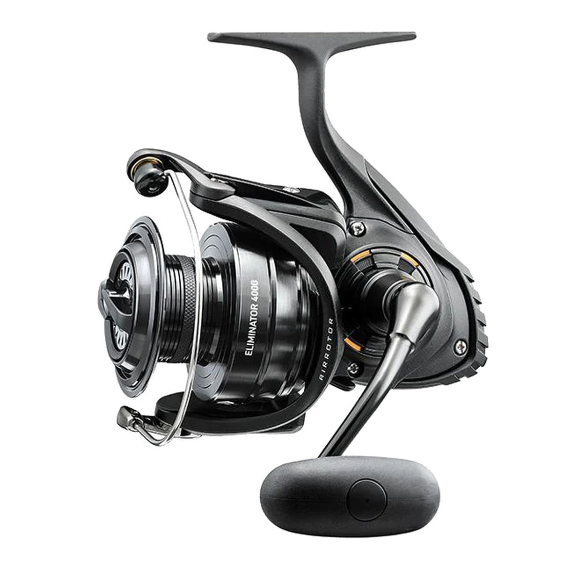 Daiwa Eliminator Spinning 3000 reel close-up with smooth DigiGear gearing for finesse fishing