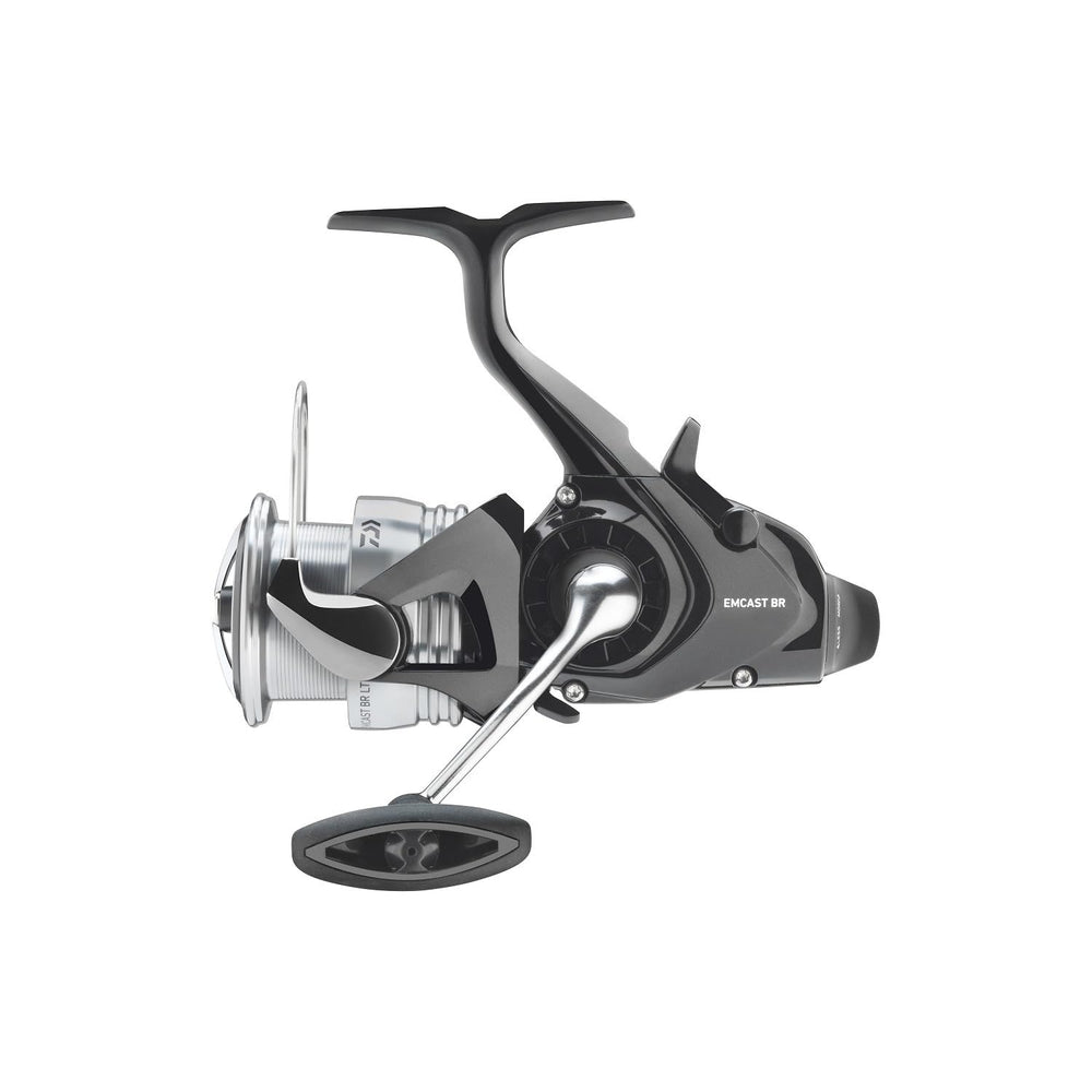 DAIWA Emcast BR LT 5000-C reel side view highlighting versatility in freshwater setups